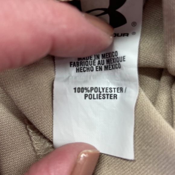 Under Armour Heat Gear Tactical LOOSE Beige Shortsleeved Tee EUC Small - Picture 8 of 9